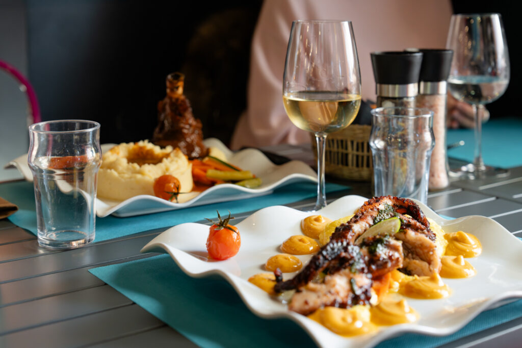 plat restaurant porquerolles